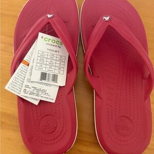 Crocs  Flip Flops - red unisex